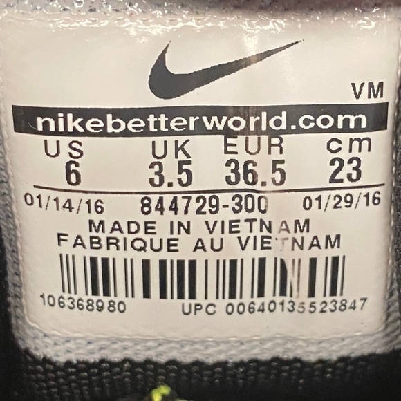 Nike Flex Experience RN 5 Athletic Shoes Blue Womens 6 SEF1236 - Picture 8 of 8